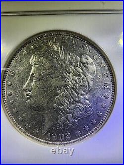 1902 NGC Au 50 Morgan Silver dollar