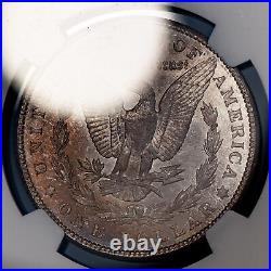 1902-O $1 Morgan Silver Dollar Rainbow Mint Bag Toning NGC MS 63 SKU-D5030
