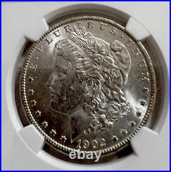 1902-O Morgan Silver Dollar $1 Great Southern Treasury Hoard NGC BU AR