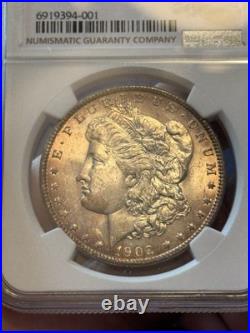 1902 O Morgan Silver Dollar $1 NGC MS62 1902 O Morgan Silver Dollar $1 NGC MS62