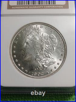 1902 O Morgan Silver Dollar NGC MS 64 Nice 90% Silver Coin