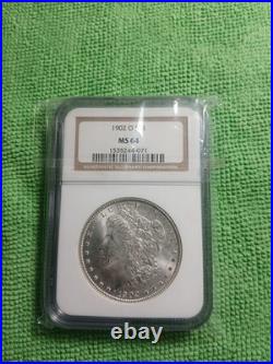 1902 O Morgan Silver Dollar NGC MS 64 Nice 90% Silver Coin