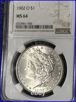 1902-O Morgan Silver Dollar NGC MS64 1902-O Morgan Silver Dollar NGC MS64
