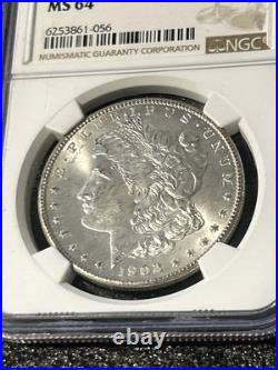 1902-O Morgan Silver Dollar NGC MS64 1902-O Morgan Silver Dollar NGC MS64