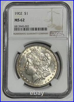 1902 P Morgan Silver Dollar NGC MS-62