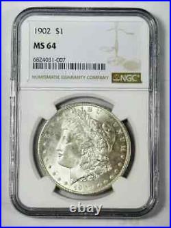 1902 P Morgan Silver Dollar NGC MS-64 White