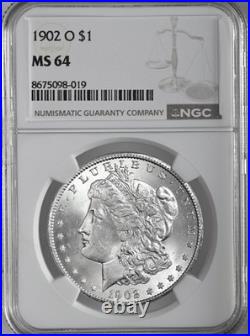1902-o $1 Morgan Silver Dollar New Orleans Mint Ngc Ms64 #8675098-019