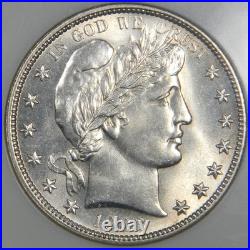 1903 Barber Half Dollar Ngc Ms63 Looks Gem! Bright Satiny White
