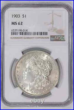 1903 Morgan Dollar Ngc Ms62