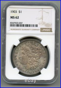 1903 Morgan Silver Dollar NGC MS 62