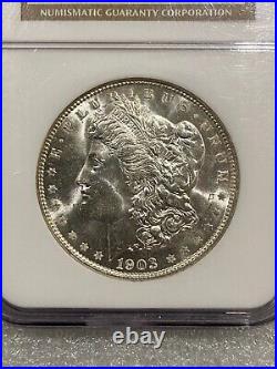 1903 O Morgan Silver Dollar NGC MS65 STUNNING & WHITE See pics (004)