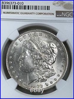 1903 P Morgan Silver Dollar NGC MS62 Better Date Morgan 1903 P Morgan Silver Dollar NGC MS62 Better Date Morgan