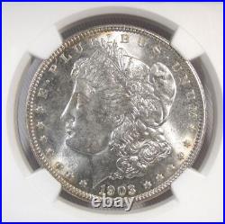 1903 Silver Morgan Dollar NGC MS63 Coin AR492 1903 Silver Morgan Dollar NGC MS63 Coin AR492