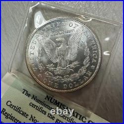 1904-O $1 Morgan Silver Dollar, NCI MS64, Old 80's Photo Cert (86259)
