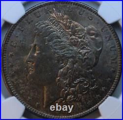 1904 O $1 Morgan Silver Dollar NGC MS63? Rainbow Hair Toning