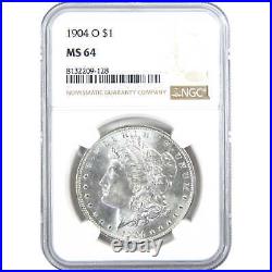 1904 O Morgan Dollar MS 64 NGC Silver $1 Uncirculated Coin SKUI15961