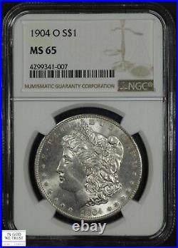 1904 O Morgan Silver Dollar $1 NGC MS 65