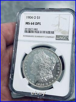 1904 O Morgan Silver Dollar NGC MS 64 DPL DMPL Coin