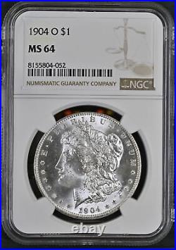 1904 O Morgan Silver Dollar NGC MS-64 (Proof Like)