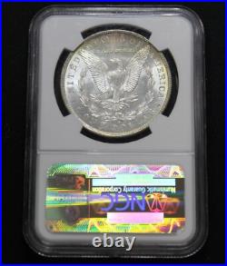 1904 O Morgan Silver Dollar Rainbow Color Toning Toned Coin NGC Graded MS62