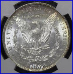 1904 O Morgan Silver Dollar Rainbow Color Toning Toned Coin NGC Graded MS62