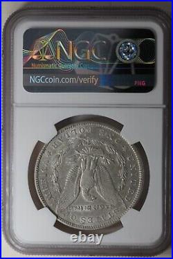 1904-S $1 NGC AU53 Morgan Silver Dollar, Miss Liberty Head Dollar