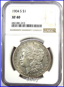 1904-S Morgan Silver Dollar $1 Coin Certified NGC XF40 (EF40) Rare Date