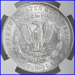 1904-o $1 Morgan Silver Dollar Pretty Colorful Obv Toning Ngc Ms63 #8324663-088
