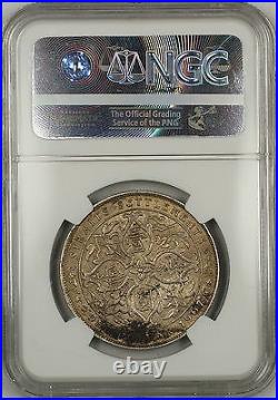 1907-H Straits Settlements $1 Dollar Silver Coin NGC AU-55