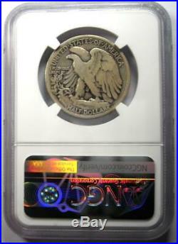 1916-S Walking Liberty Half Dollar 50C Certified NGC F12 Rare Date Coin