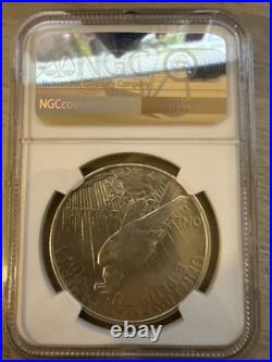 1921 $1 US Peace Silver Dollar Coin (NGC AU DETAILS) HIGH RELIEF