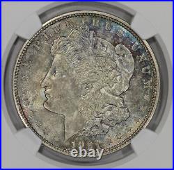 1921-D $1 Morgan Silver Dollar NGC MS63 Colorful Toning