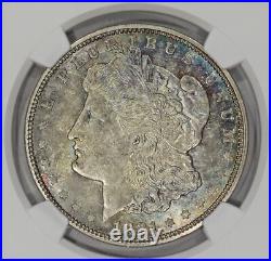 1921-D $1 Morgan Silver Dollar NGC MS63 Colorful Toning