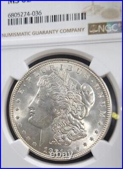 1921 D Morgan Silver Dollar NGC MS-62