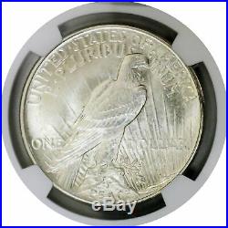 1921 High Relief $1 Silver Peace Dollar NGC MS63+ Uncirculated Key Date Coin