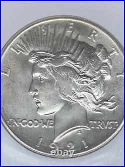 1921 High Relief Peace Dollar! NGC MS 65! Gem Mint! Centennial Year