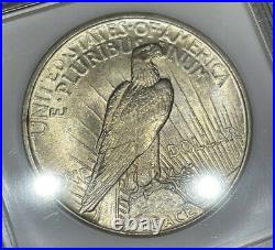 1921 NGC MS63 Peace Silver Dollar High Relief