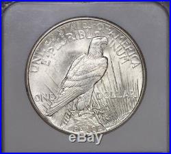 1921-P Peace Silver $1 Dollar NGC MS64 Incredible Luster 100% Strike