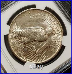 1921 Peace Dollar High Relief Ngc Ms 62 #009