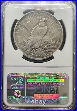 1921 Peace Silver Dollar High Relief NGC Genuine VF