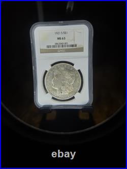 1921 S Morgan Silver Dollar NGC MS-63