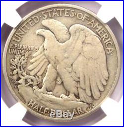 1921-S Walking Liberty Half Dollar 50C Certified NGC VF25 PQ $1,103 Value
