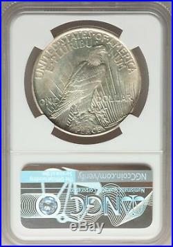1921 US Peace Silver Dollar $1 NGC MS65