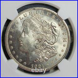 1921-d Morgan Silver Dollar Ngc Ms63 Label Error 1921 Collector Coin