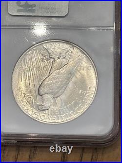 1922 Peace Dollar, NGC MS 64 Gem Uncirculated Silver Old Holder Blast White