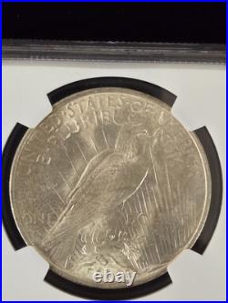 1922 Peace Silver Dollar NGC MS-65 Shoulder Spike Die Clash 1922 Peace Silver Dollar NGC MS-65 Shoulder Spike Die Clash