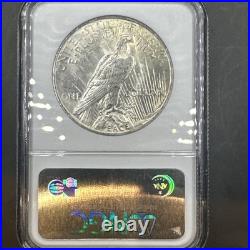 1922-S Peace Silver Dollar NGC graded MS 63