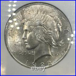 1922-S Peace Silver Dollar NGC graded MS 63