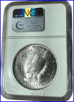 1922-d Silver Dollar, Ngc Ms 64