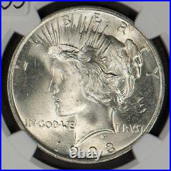 1923 $1 Peace Silver Dollar NGC MS 65 Frosty Luster SKU-X755
